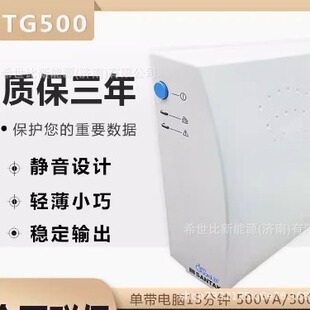 600W后备式 电源 300WTG1000100VA 山特UPS不间断电源TG500500VA