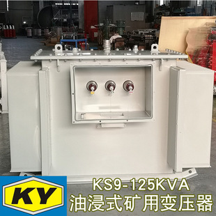 金矿金属矿用变压器 矿用变压器10KV变0.4KV铁矿 KS9 125KVA油浸式