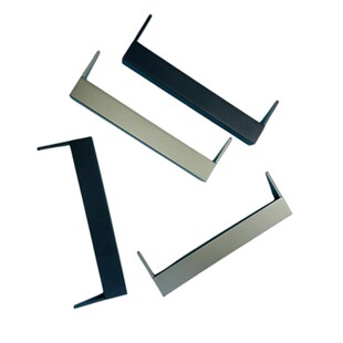 意式Poliform橱柜门隐形拉手轻奢18板起嵌入式宝利丰拉手开槽暗拉