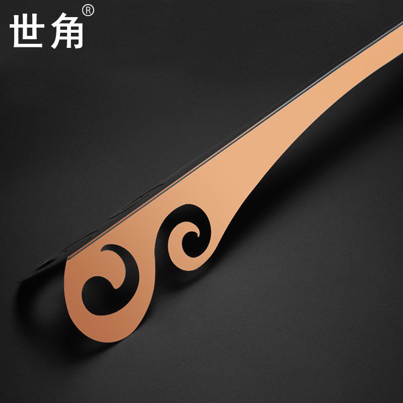 世角欧式镂空护墙角不锈钢墙角保护条护角童防撞墙板金属墙纸自粘