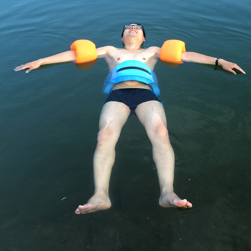 学游泳神器背漂浮带免充气救生衣成人儿童初学者辅助装备训练工具