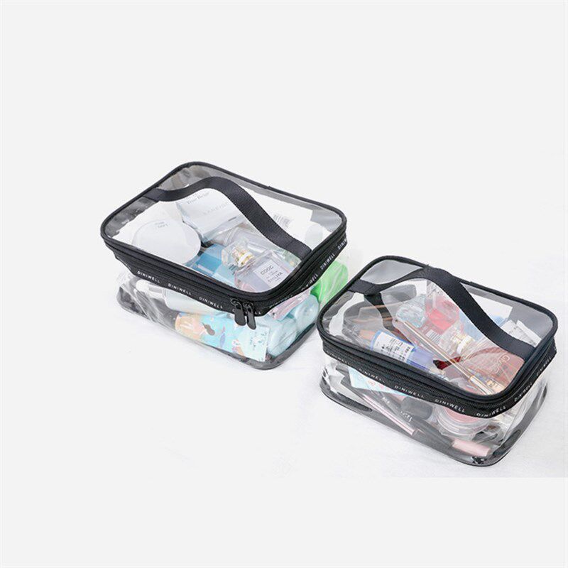 透明化妆包小号便携pvc防水洗漱包男女出差旅行大容量洗澡洗浴包