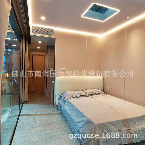 GS露营地轻钢结构墅集组成房屋装办公楼住宅可住人户外移别动房式