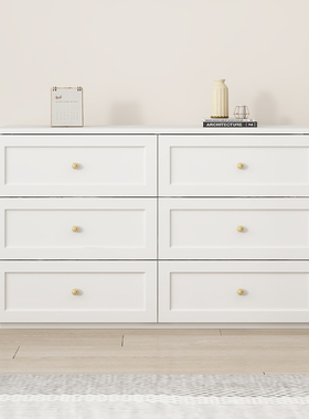嗨佩小匠超薄斗柜30cm窄款五斗柜卧室极窄六斗柜法式收纳柜定制