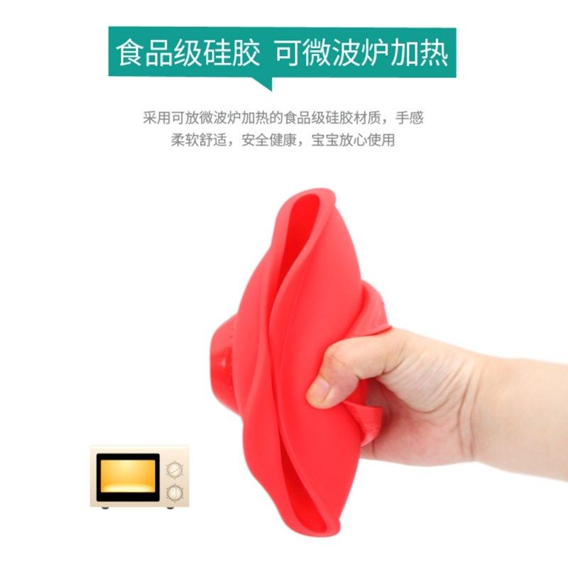 加拿大mcus叉勺吸盘碗宝宝短柄勺叉子婴幼儿童辅食碗勺餐具套装