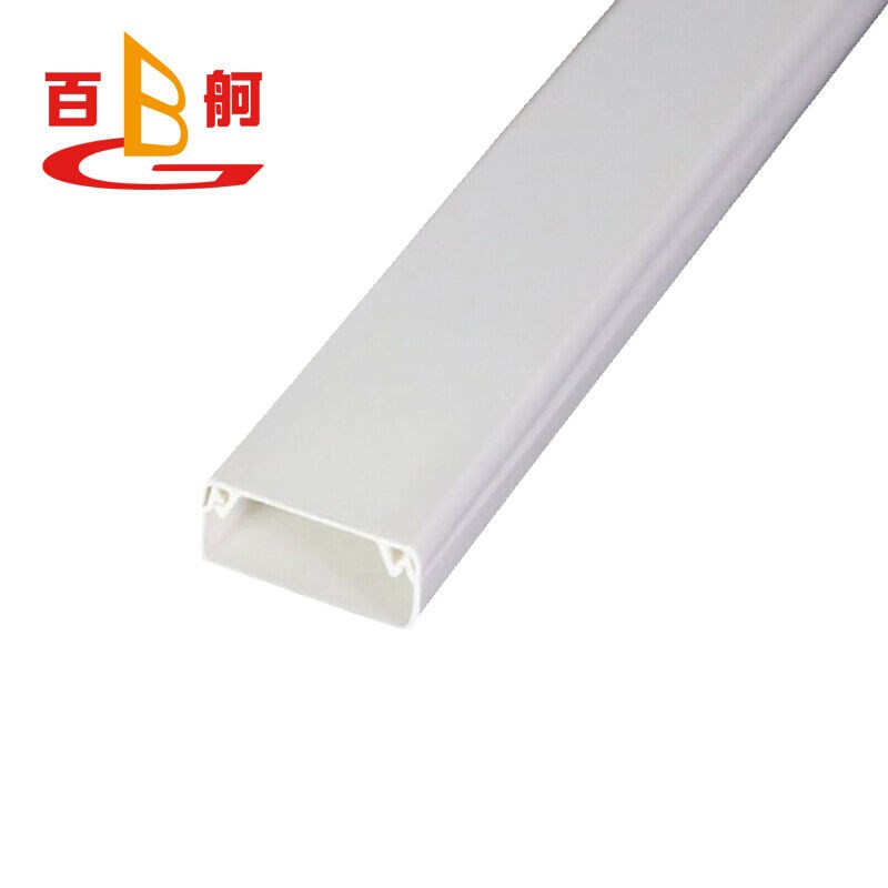 百舸线槽PVC板方槽地线走线电线电缆过线槽阻燃绝缘明装室内穿线