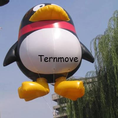 充气升空企鹅游行表演气模动物模型PVC卡通inflatable Penguins
