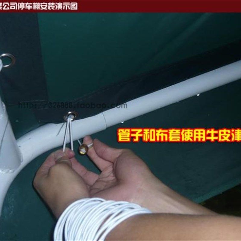 双车位车棚家用遮阳蓬停车棚棚子简易大排挡防雨防晒汽车帐篷车库