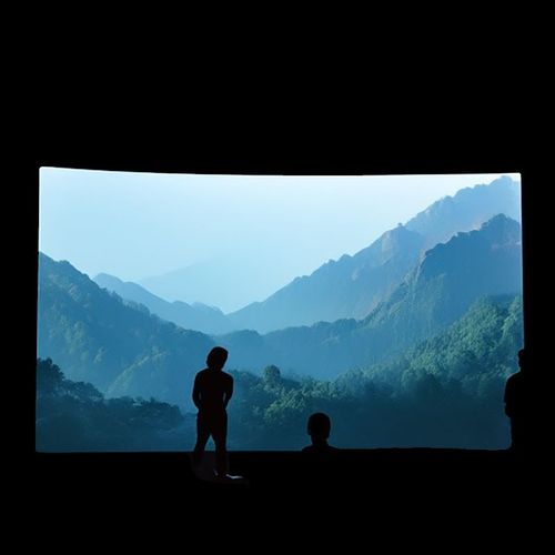 投影漆影院级投影漆展会高E清投影涂料抗光幕布墙漆无味