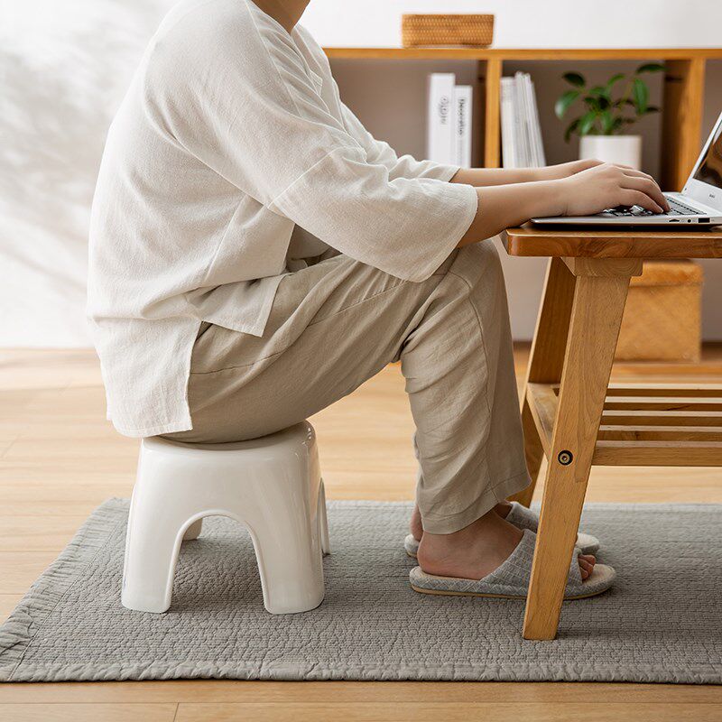 ASVE儿童小凳子银离子抗菌防滑垫脚矮板凳加厚纯色