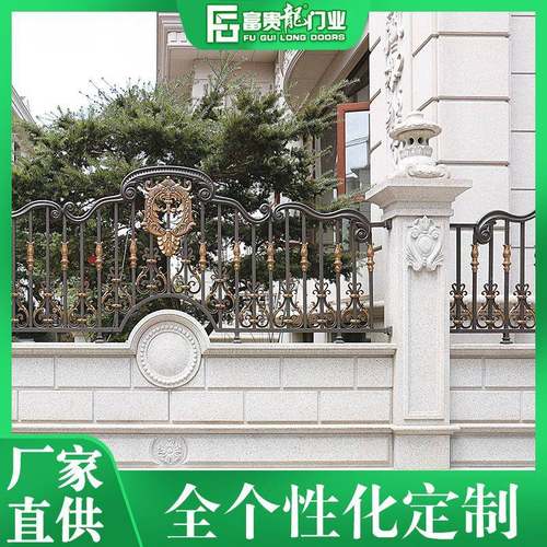厂家铝艺围栏家装铝艺雕刻护栏阳台护栏欧式铝艺栏杆佛山