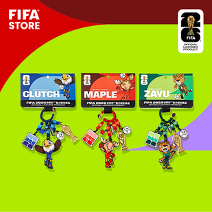 FIFA国际足联2026世界杯吉祥物金杯挂饰衣服包包挂件金属钥匙扣