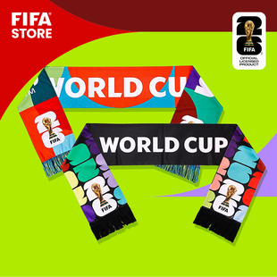 FIFA国际足联2026世界杯纪念品周边助威围巾球迷加油应援围巾