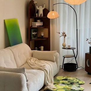 米罗兰客厅2024新款落地灯置物架一体中古钓鱼灯主卧复古落地灯