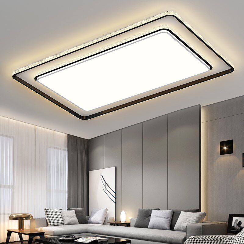 客厅灯水晶大灯简约卧室餐厅灯具组合全屋套餐led吸顶灯