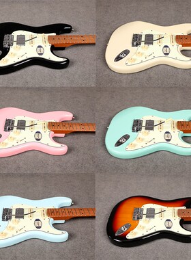 Sqoe电吉他 SEST600/700西班牙ST单摇电吉他单单双初学套装