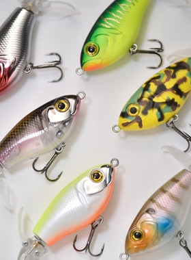 克鲈651m9gm6幼水面系双螺旋浆小拖拉机浮水海鲈鱼鳡鱼路亚饵