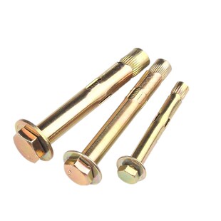 外六角膨胀螺丝国标六角内置膨胀螺栓铁拉爆内爆内迫M6M8M10M12个