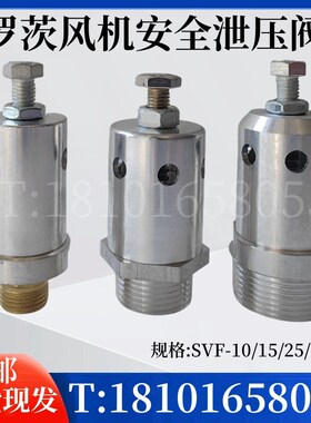 A27TW-2Q三叶罗茨鼓风机安全泄压阀SVF-10/15/25/32/40/50/80