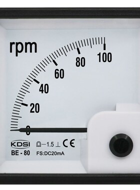 指针式转速表BE-80 转速表 压力表 rpm bar输入量程可定制