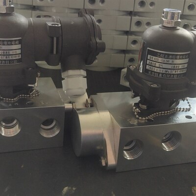 K25D-15d吴忠仪表二位五通防爆电磁阀K25D-15d 24V DC  K25D-08d