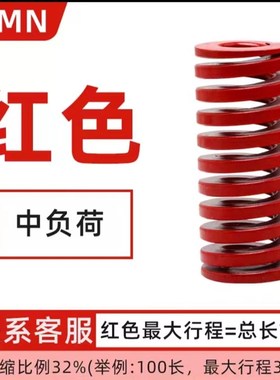 日标矩形红色模具弹簧TM10*20 25 30 35 40 45 50 55 60 65 70/90