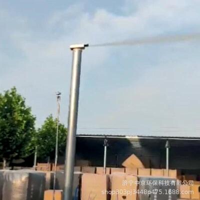 道路区气降尘喷雾系厂3EVJ60度旋转桩统高压雾桩高杆喷淋净化空无