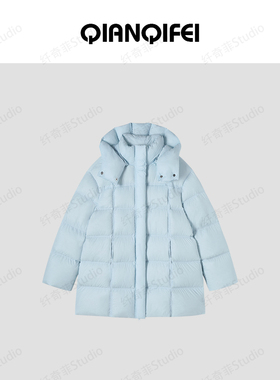 12.23F C  新款暴雪时分~简约宽松保暖连帽外套 TK5178