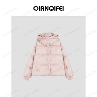 27H 宽松面包服连帽鹅绒短外套 新款 TK5111 冬日暖阳