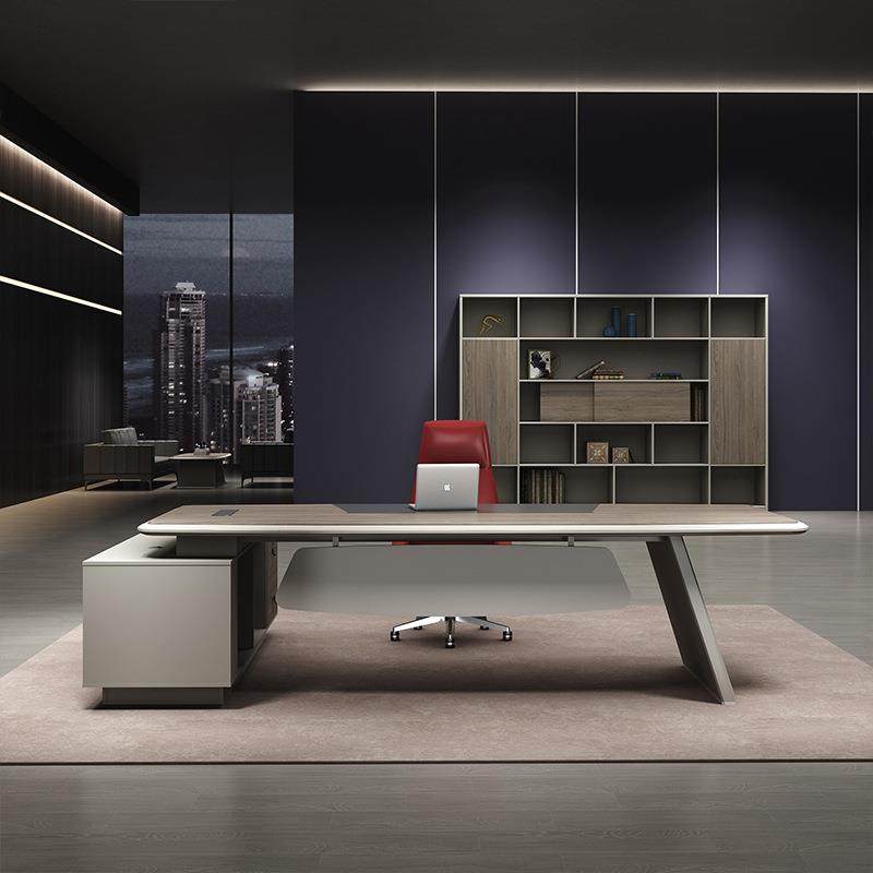 老板桌简约现代大班台董事长轻奢办公桌办公室经理主管桌子椅组合,商业/办公家具,大班台/主管桌,淘宝优惠券,粉丝福利购,淘宝优惠卷