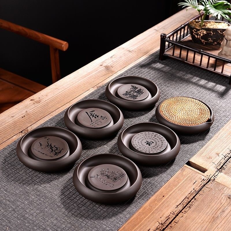 紫砂壶承干泡台壶垫隔热垫壶承养壶茶壶底座壶托壶架茶具