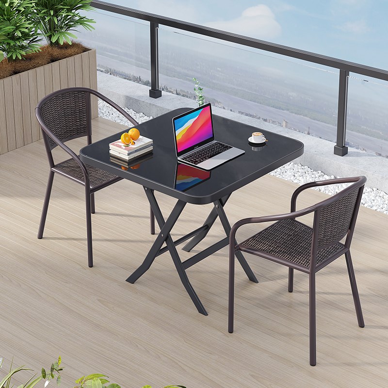 简易折叠桌椅摆摊餐桌家用小方桌圆桌式小户型出租屋写作业