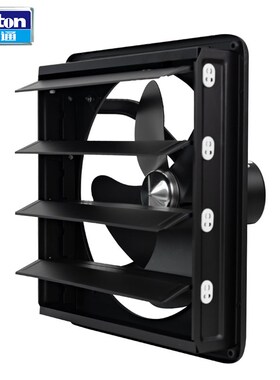 工业强房排F扇百叶窗式换气扇抽风机金属厨力排风扇气BD30-4