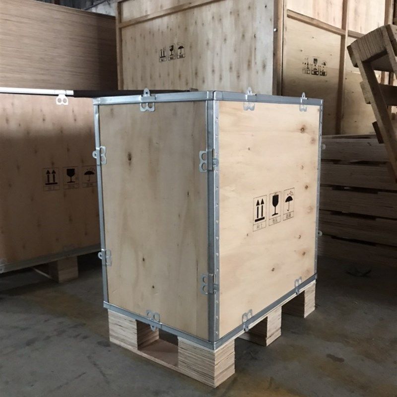 工厂加工定制木箱可拆卸式进叉出口钢带边免熏蒸胶合板夹板箱,包装,木箱包装,淘宝优惠券,粉丝福利购,淘宝优惠卷