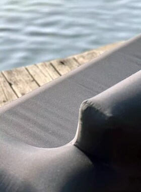 户外露营充气沙发黑色自动充气露营便携充气床懒人家用沙发椅