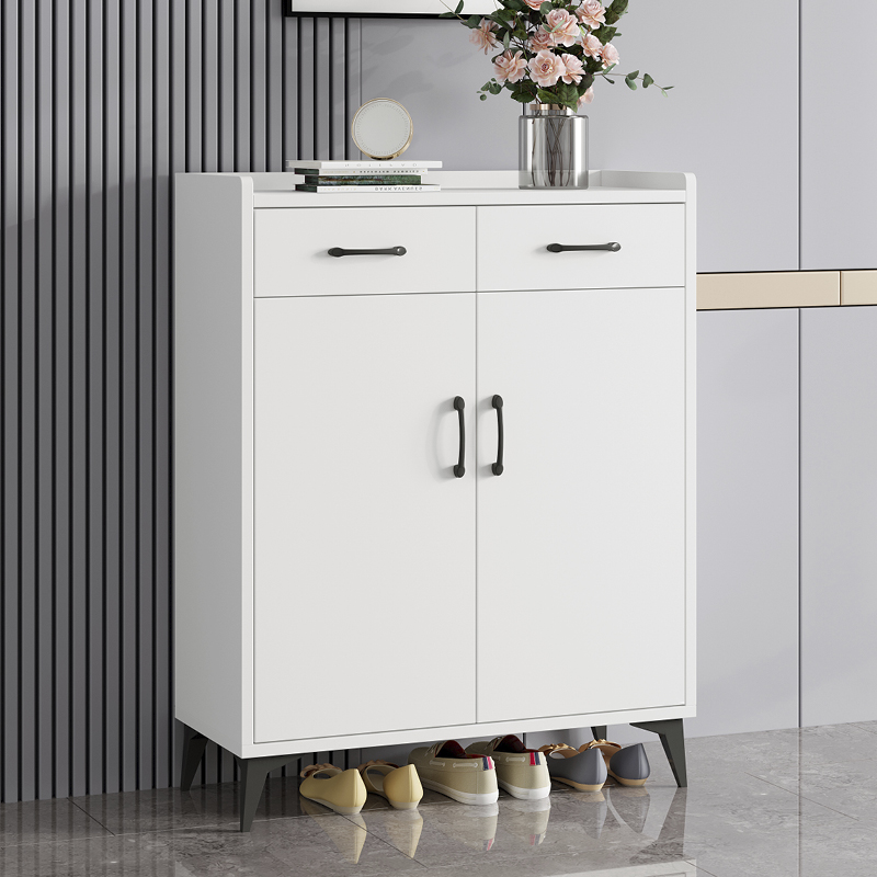 入户鞋柜家用门口2021新款爆款室外过道电梯口经济型双门收纳柜