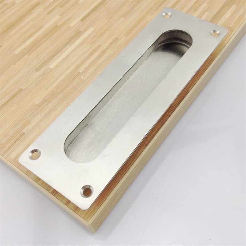 304不锈钢拉丝明装暗拉手 移门拉手 衣柜内抽屉拉手 加长暗拉手