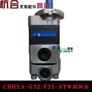 双体泵 叉车液压齿轮泵CBHYA AT连体泵 F35 G36齿轮油泵 G32