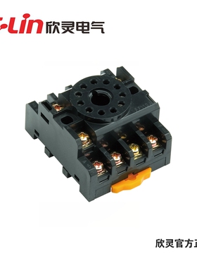 圆形11脚继电器底座 插座PF113A PF-113A适用JS14S HHC70A JTX-3C