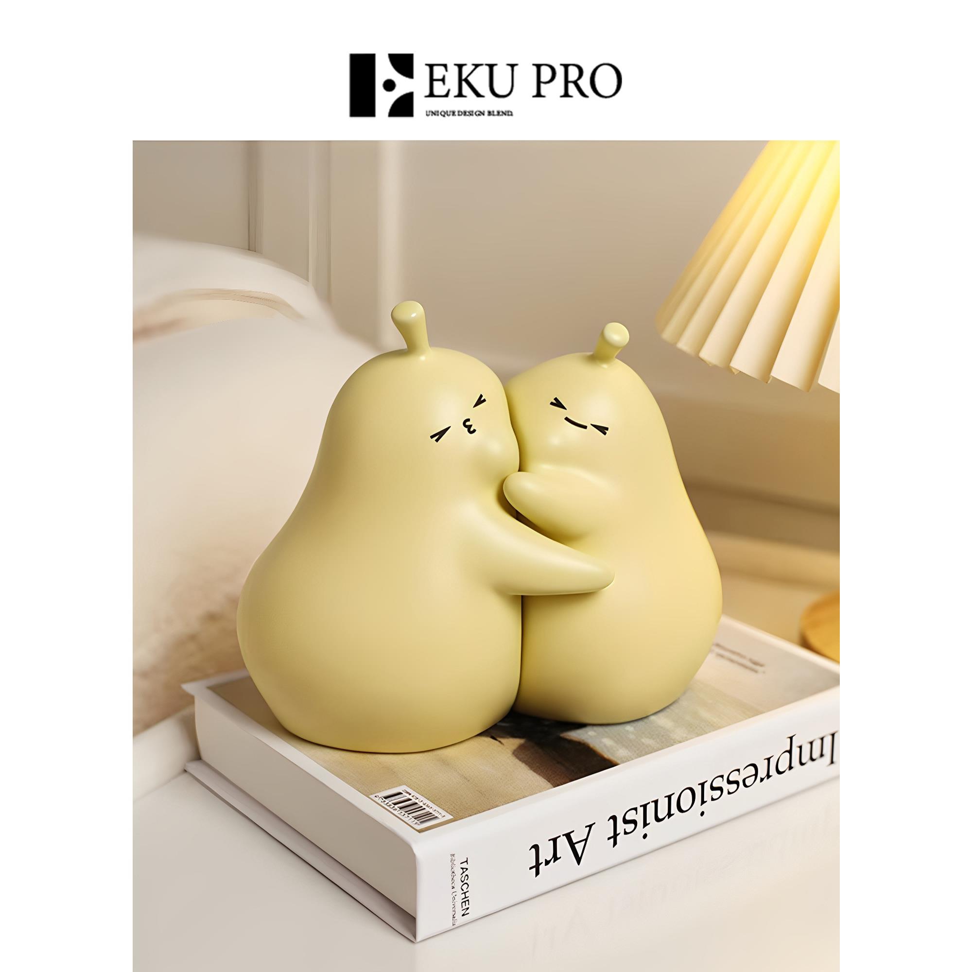 采购产品Eku Pro·拥抱梨·可爱的陶瓷饰品,家居配件,礼品,客