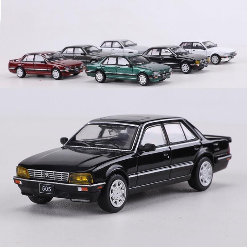 SHADOW 1:64标致505厢式轿车仿真合金汽车模型收藏摆件