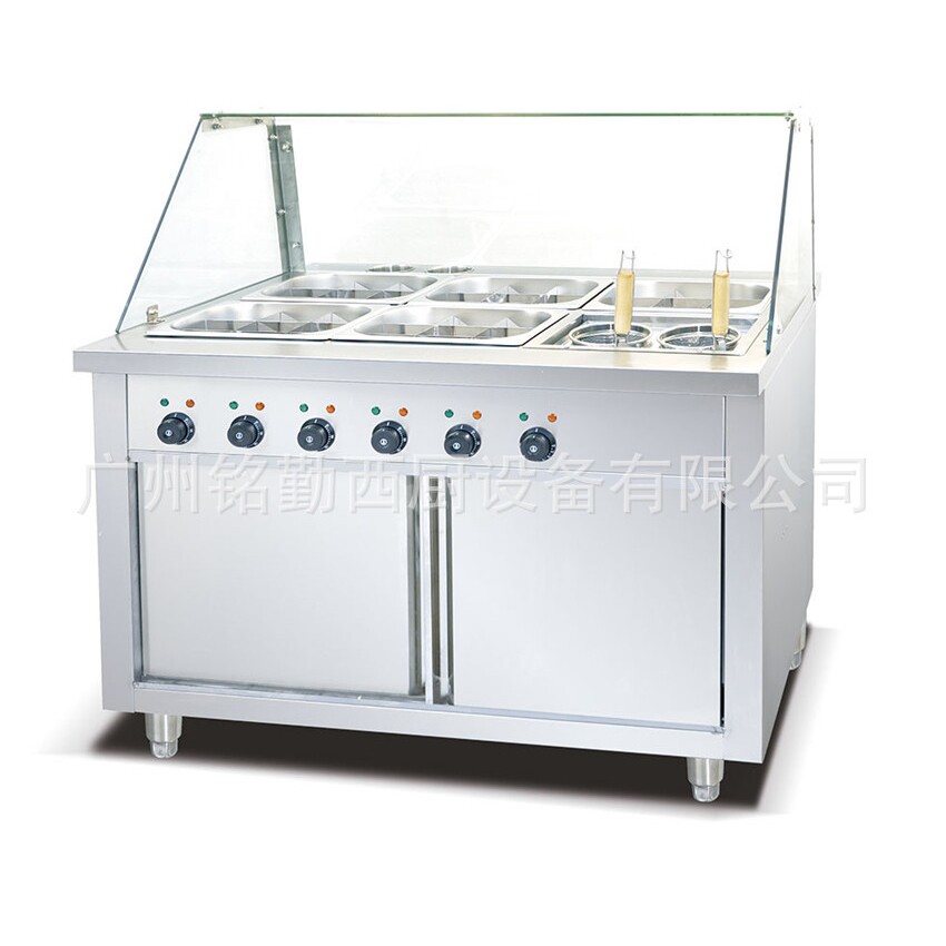 铭锋商用立式六盆电热关东煮机器连煮面炉 便利店 鱼蛋机车仔面机