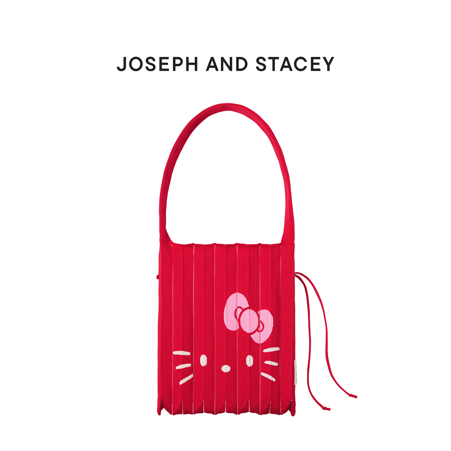 JOSEPHANDSTACEY韩国包包女新款红色hellokitty中号可爱手提包
