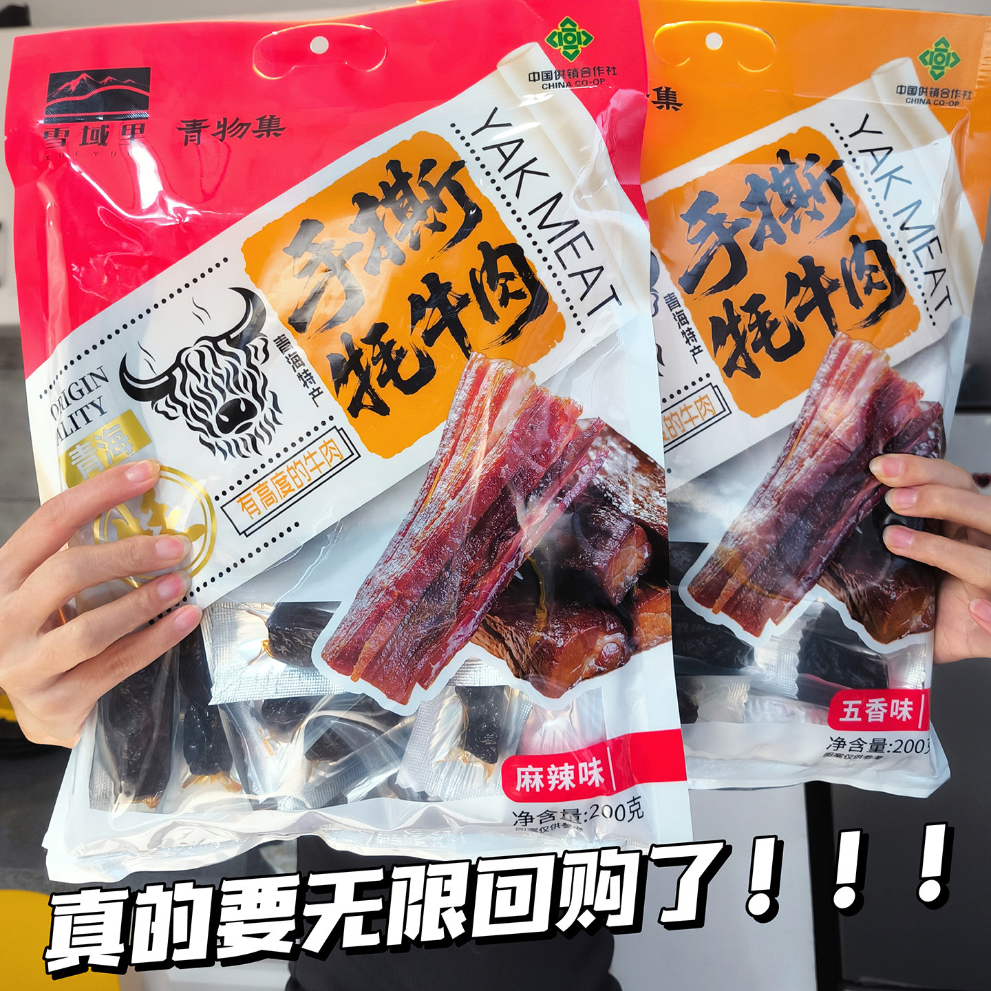 雪域里青海特产手撕牦牛肉200g