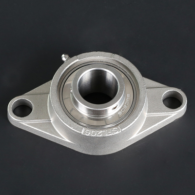 不锈钢外球面带座轴承SUCFL201 202 203 204 205206SUCF207菱形座