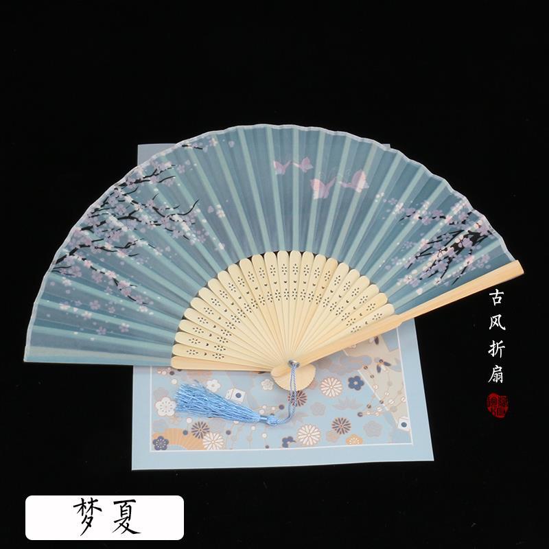 2023款折扇竹制易开合国风古代扇子古风女霸气学生仙气跳舞舞蹈图片