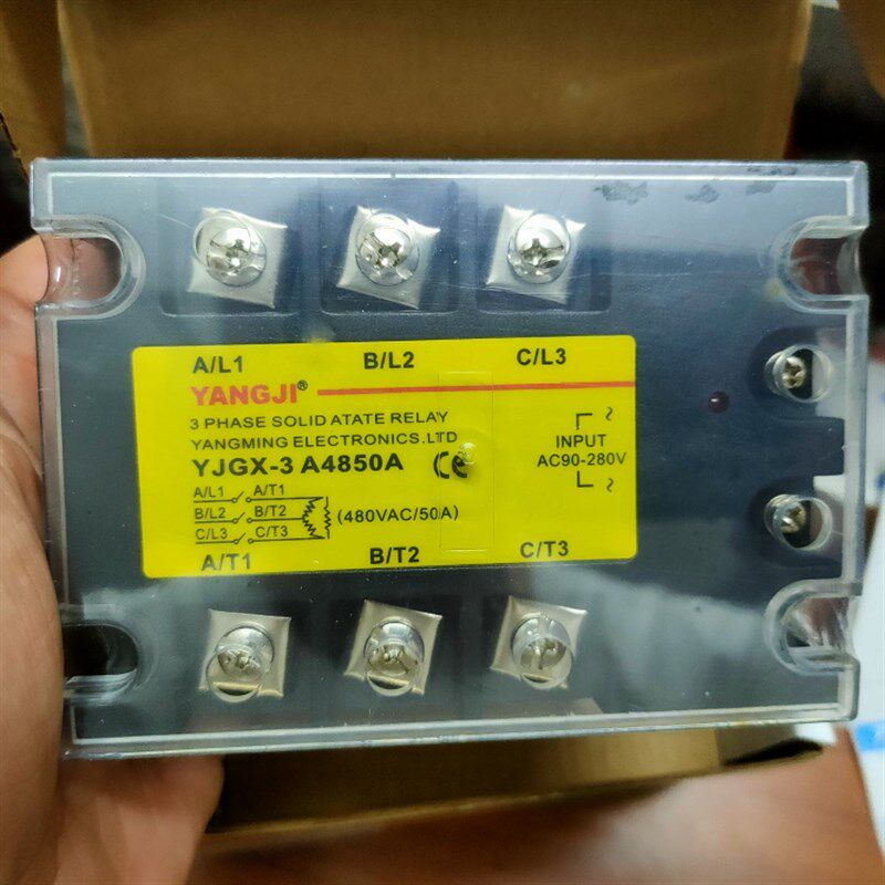 阳继YANGJI 三相交流固态继电器 YJGX-3 A4850A (50A/480V)