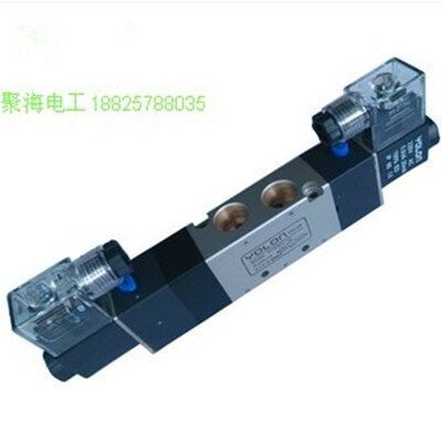 两位五通气动电磁控制阀换向阀单线圈4V320-08.10DC24.12V