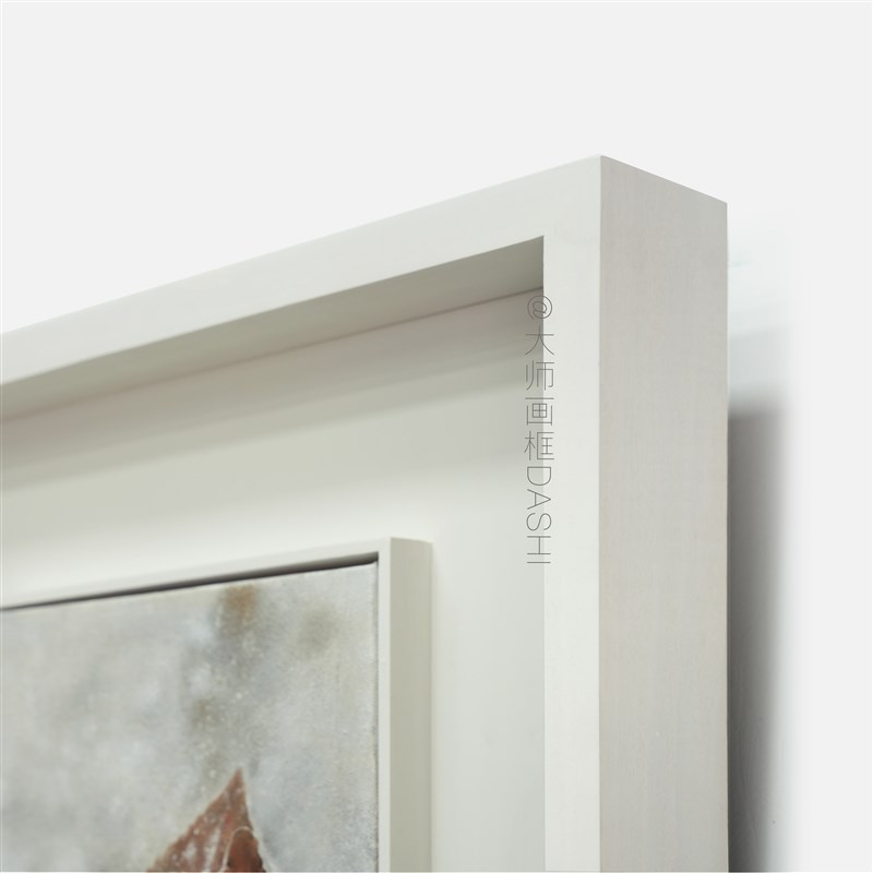 定制现代悬浮手工实木画框油画框外框装裱挂墙装饰拼图摄影相框