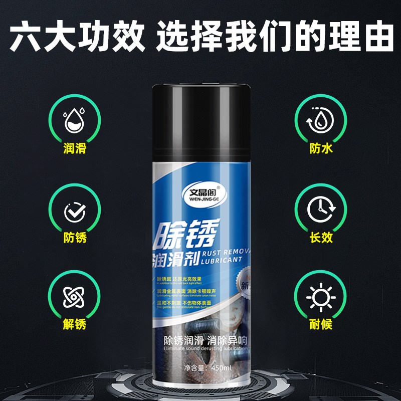 摩托车链条除锈润滑剂排气管清洗剂润滑油除异响金属轴承防锈保养